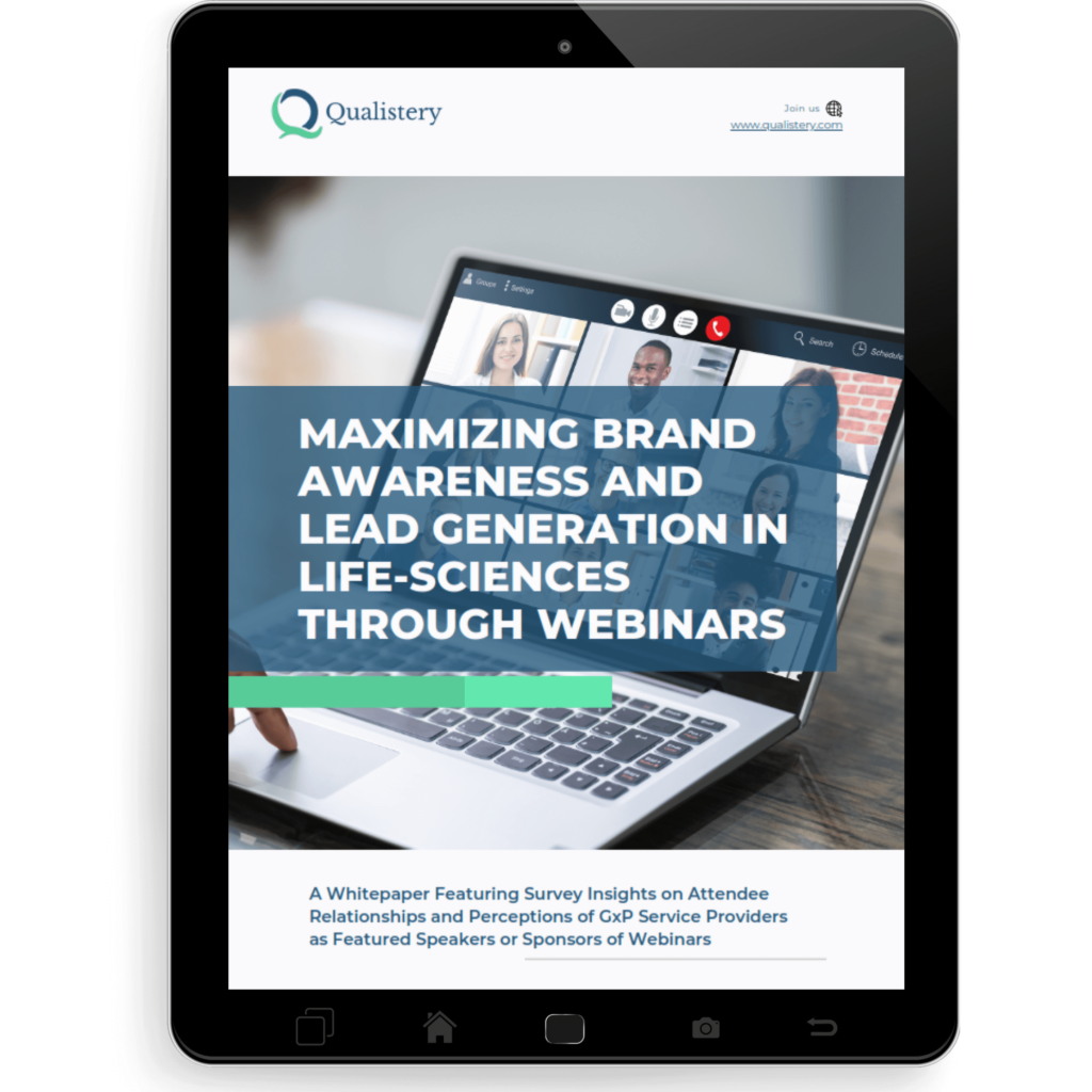 White Paper - Maximizing Brand Awareness and Lead Generation in Life-Sciences Through Webinars